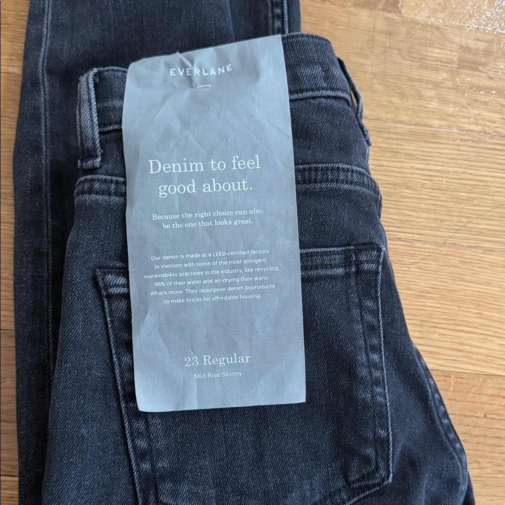 Everlane Women's Dark Gray Skinny Jeans